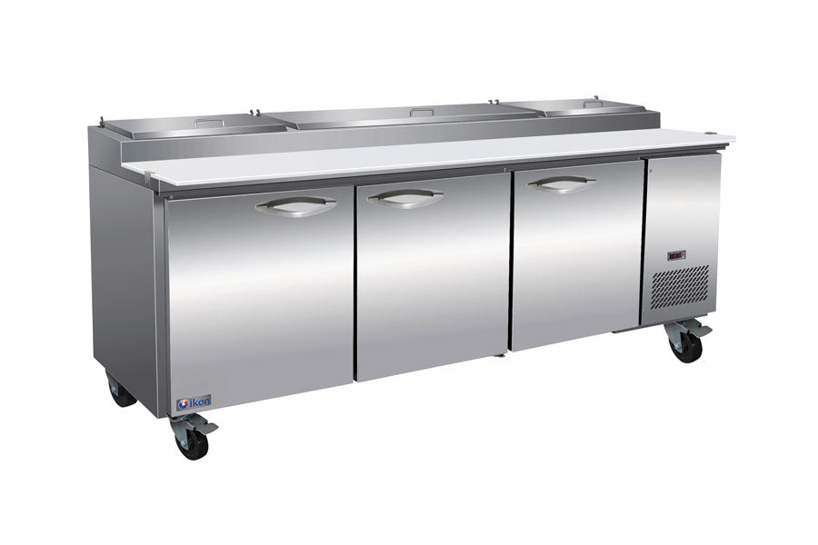 IKON - IPP94, 94" Triple Door Pizza Prep Table