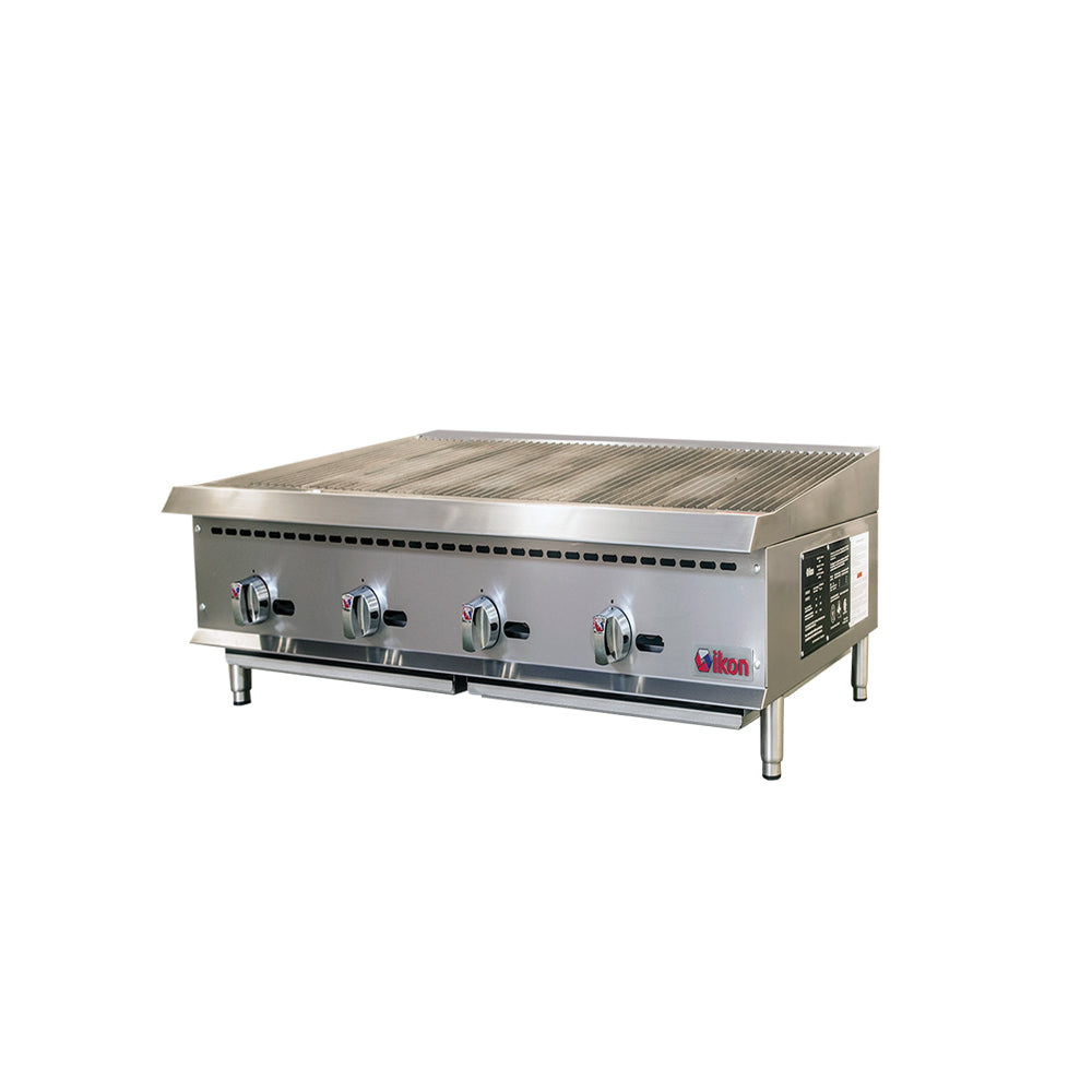 IKON - IRB-48, 48" Radiant Broilers With 4 Burners, 140,000 BTU