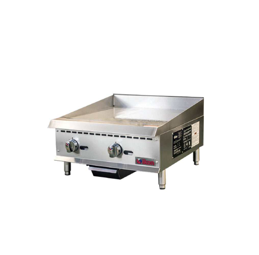 IKON - IMG-24, 24" Manual Control Griddles With 2 Burners, 60,000 BTU