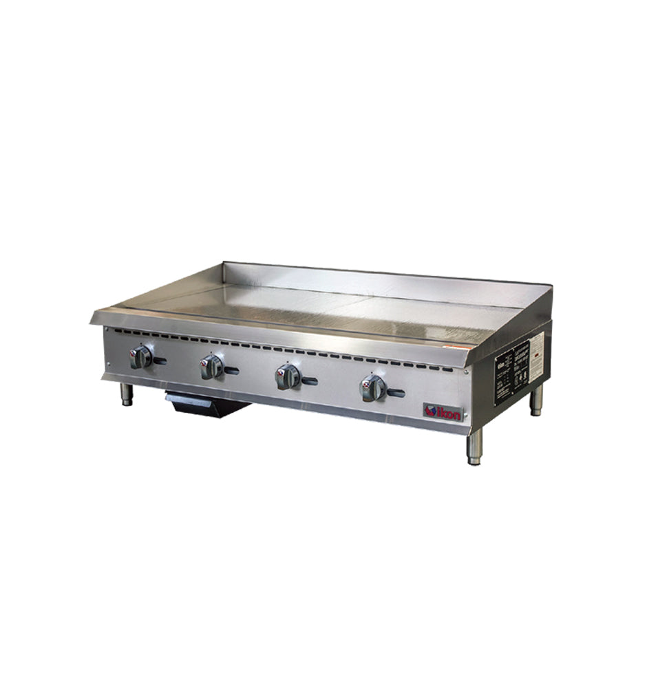 IKON - IMG-48, 48" Manual Control Griddles With 4 Burners, 120,000 BTU