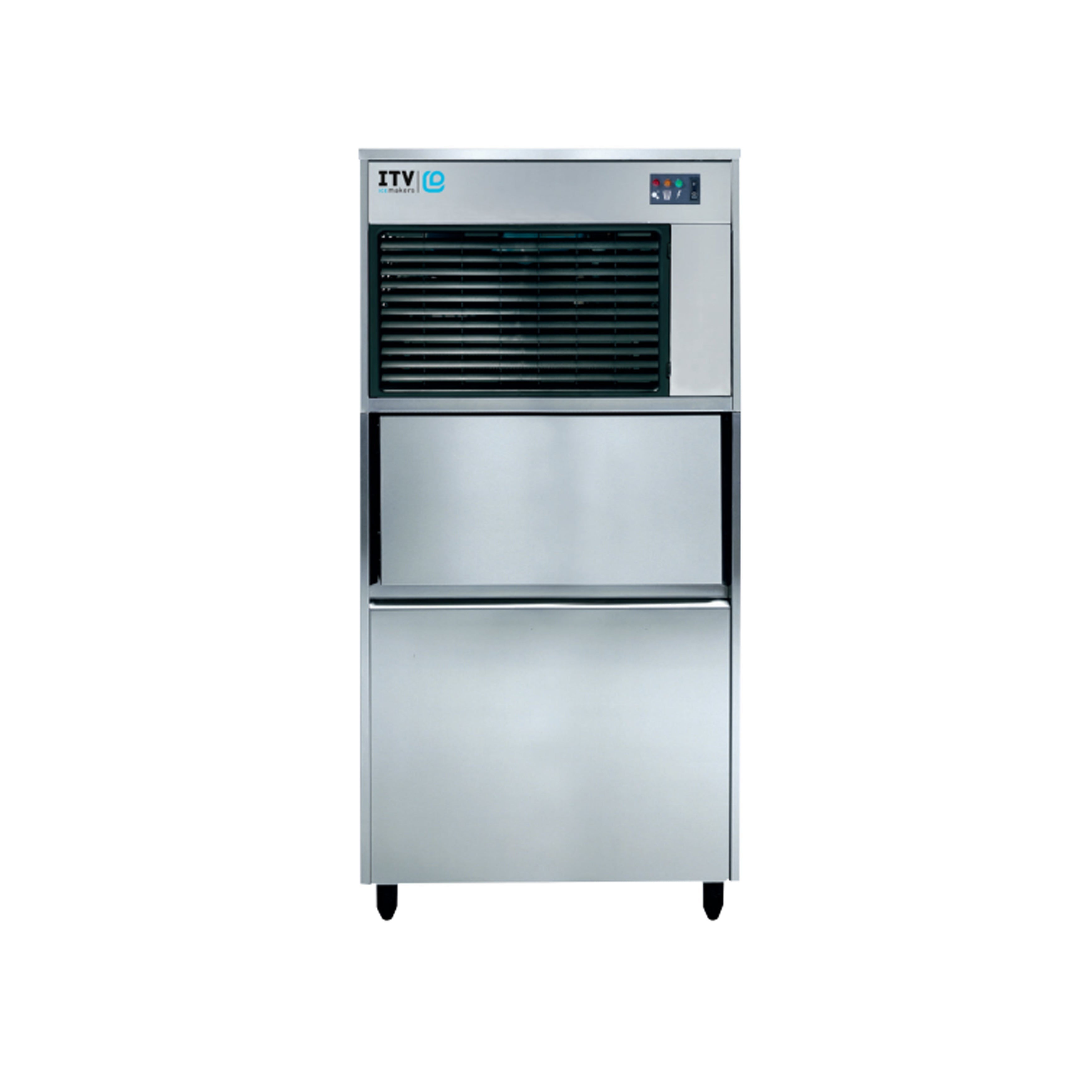 ITV - ICE QUEEN IQ 300C W, Commercial Self contained Gradular Ice Maker Flake Ice Machine 360lbs