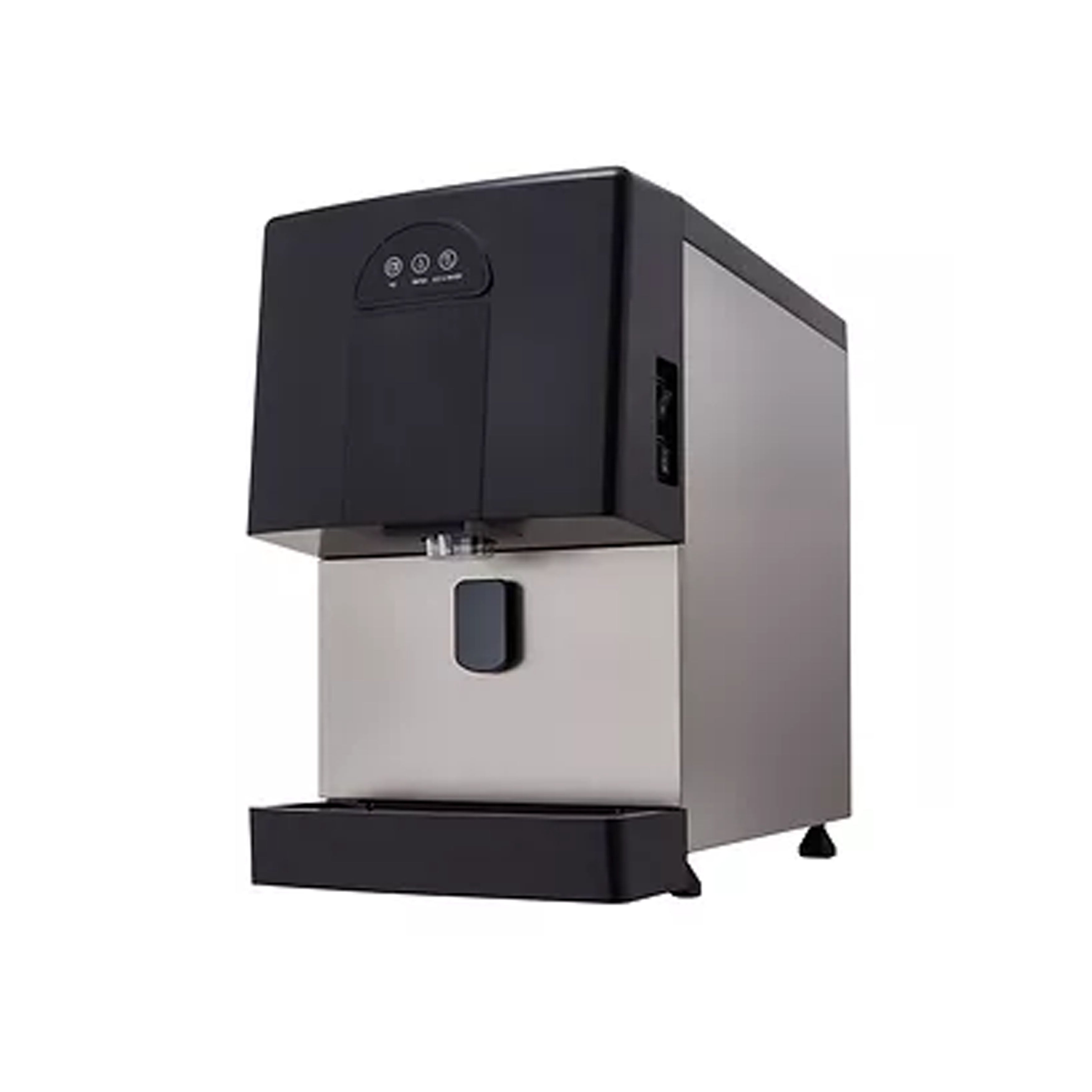 Icetro - ID-0160-AN, Commercial Air Cooled Ice Machine and Water Dispenser Ice Nugget Maker 160lbs