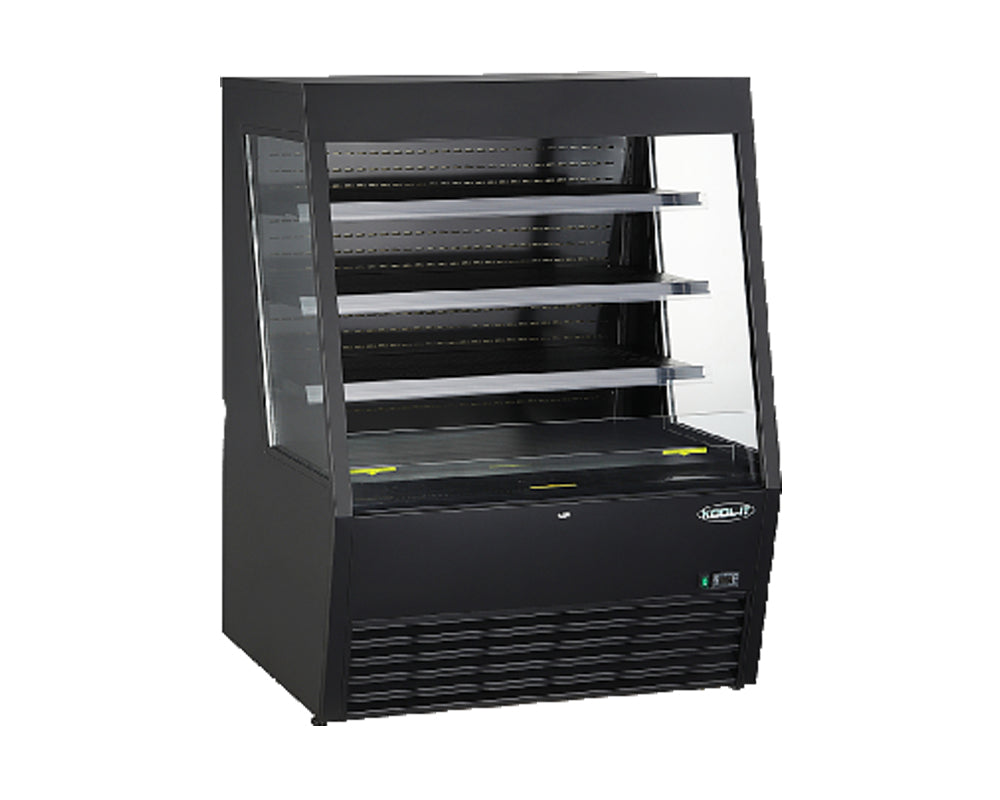 Kool-It - KOM-48XBK, 48" Open Air Merchandiser With 15.7 cu.ft Capacity