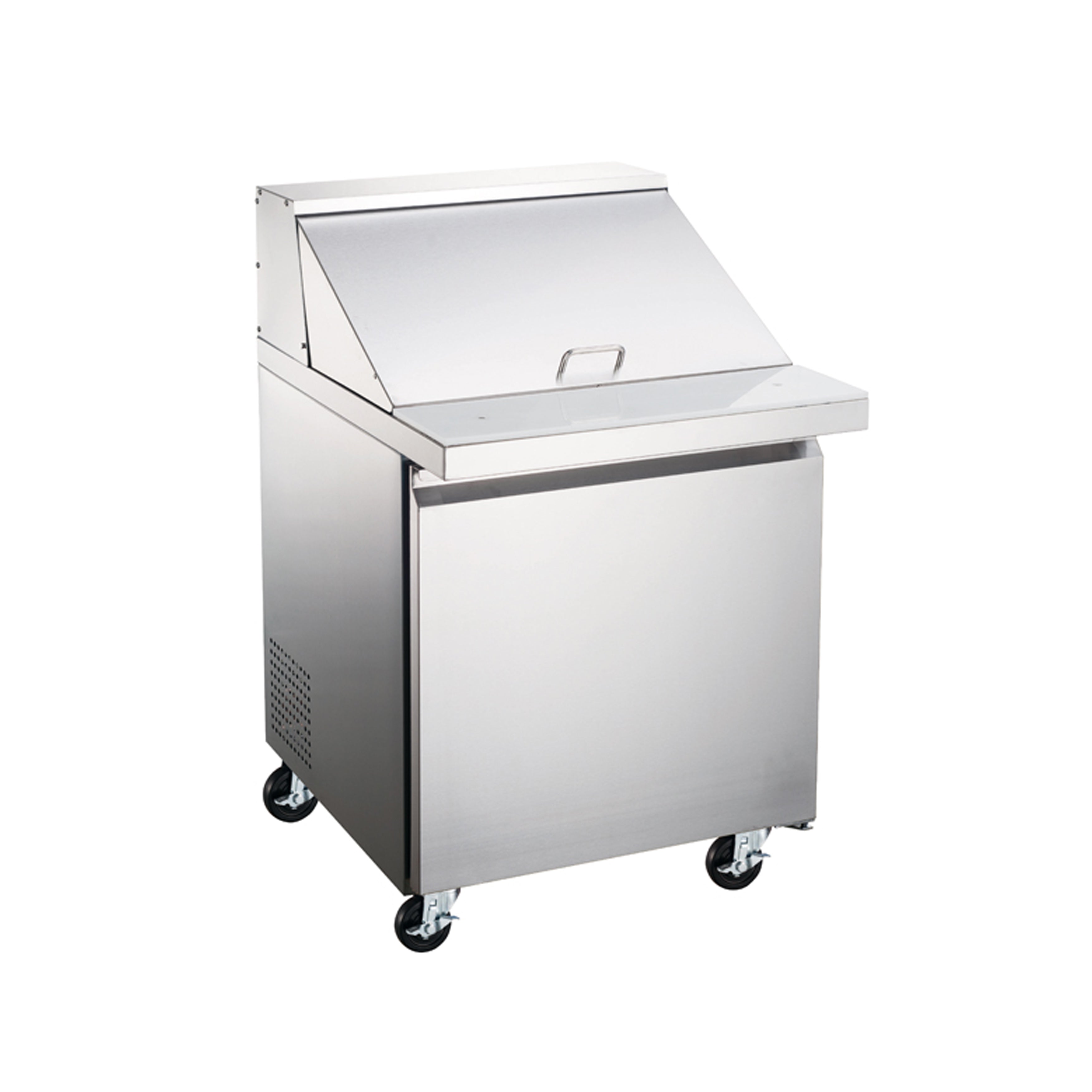 Omcan - PT-CN-0711-HC, Commercial 9 Pan 27" Sandwich Salad Mega Prep Table Refrigerator