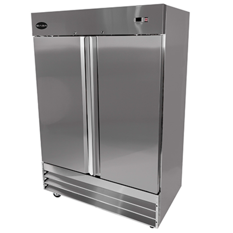 Saba - S-47F, Commercial 2 Solid Door Reach-In Freezer