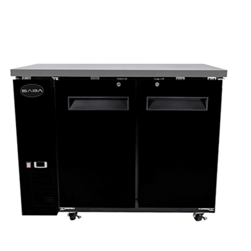 Saba - SBB-24-48B Commercial 48" Back Bar Refrigerator Cooler 11.8 cu. ft