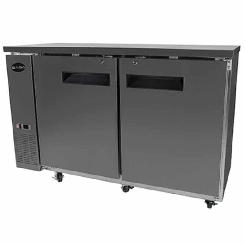 Saba - SBB-24-48SS Commercial 48" Back Bar Refrigerator Cooler 11.8 cu. Ft