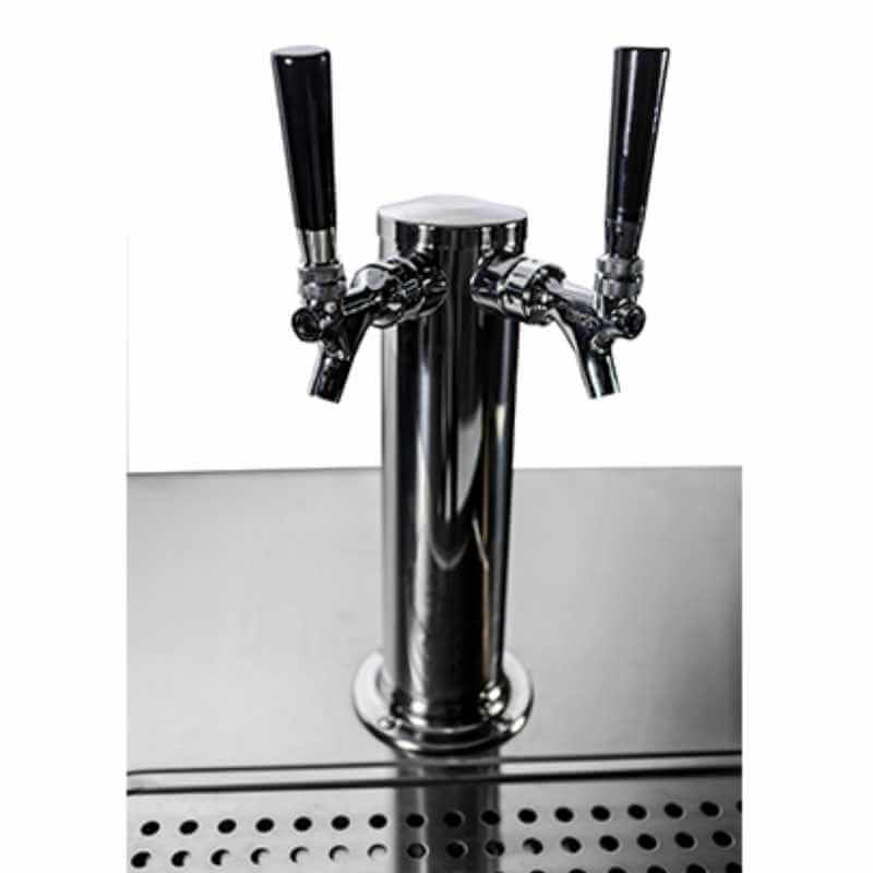 Saba - SDD-24-60 Commercial 60″ Beer Dispenser Refrigerator with (2) Double Tap