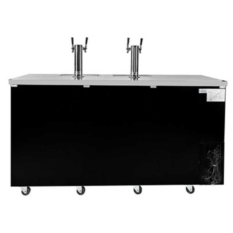 Saba - SDD-24-72 Commercial 72″ Beer Dispenser Refrigerator with (2) Double Tap