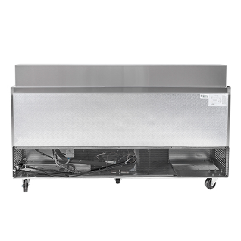 Saba - SPS-72-18 Commercial 70" 18 Pan Salad Sandwich Food Prep Table Refrigerator