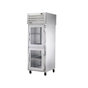 True STA1RPT-2HG-1S-HC, Commercial 27.5" One Section Pass Thru Refrigerator 2 Right Hinge Glass Doors