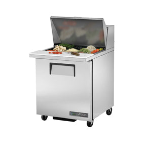 True TSSU-27-12M-B-HC, Commercial 27" Sandwich/Salad Prep Table w/ Refrigerated Base, 115v