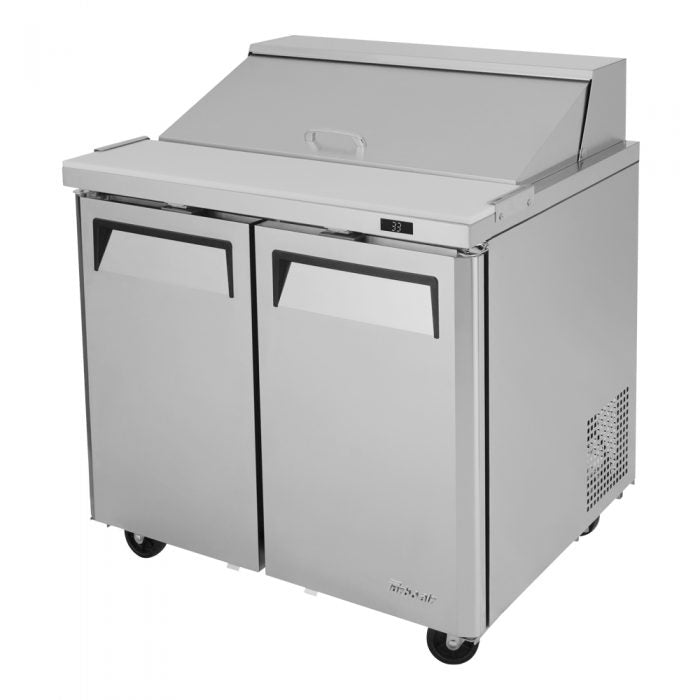 Turbo Air - MST-36-N6, Commercial 37" M3 Series Sandwich Salad Unit Two Section 9.5 cu.ft.