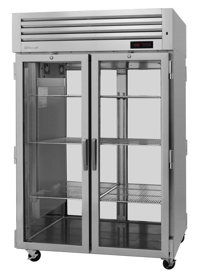 Turbo Air - PRO-50H-GS(SG)-PT, Commercial PRO Series Heated Cabinet, pass-thru, two-section, 48.7 cu. ft.