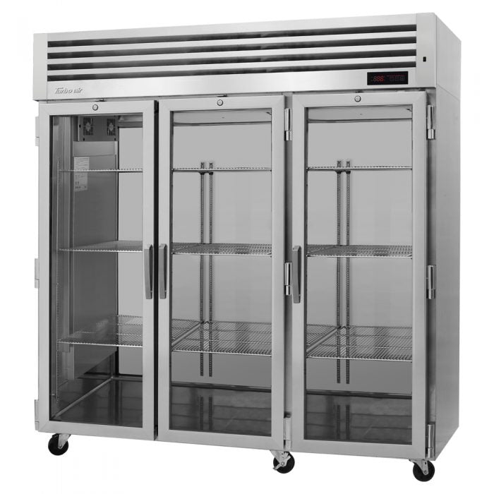 Turbo Air - PRO-77H-G, Commercial PRO Series Reach-in Heated Cabinet 3 Section 73.9 cu.ft.