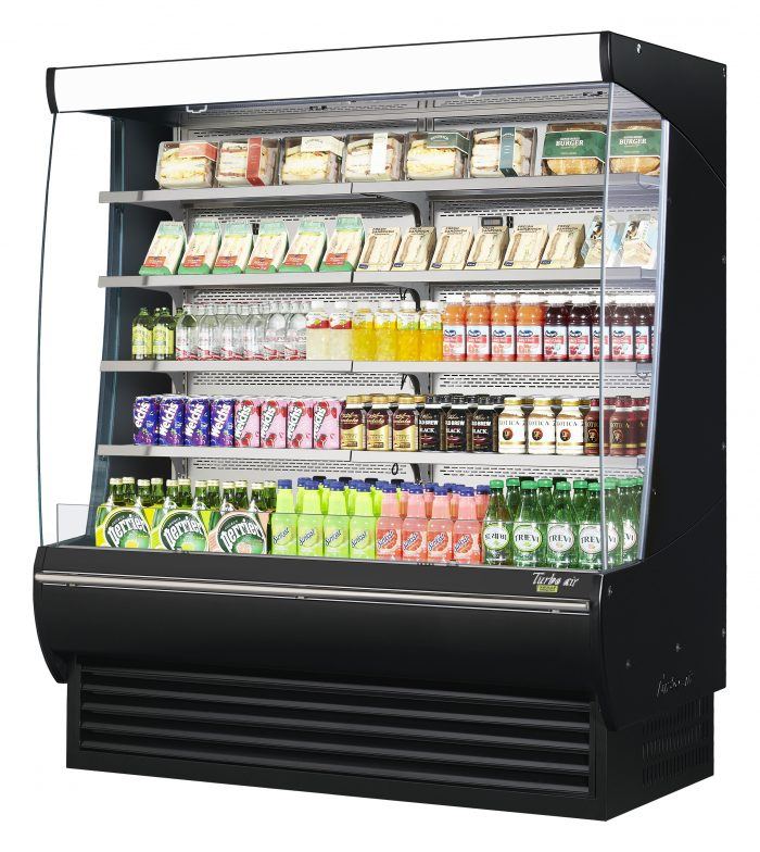 Turbo Air - TOM-72DXB-N, Commercial Open display merchandiser, Vertical Extra Deep 34.1 cu.ft