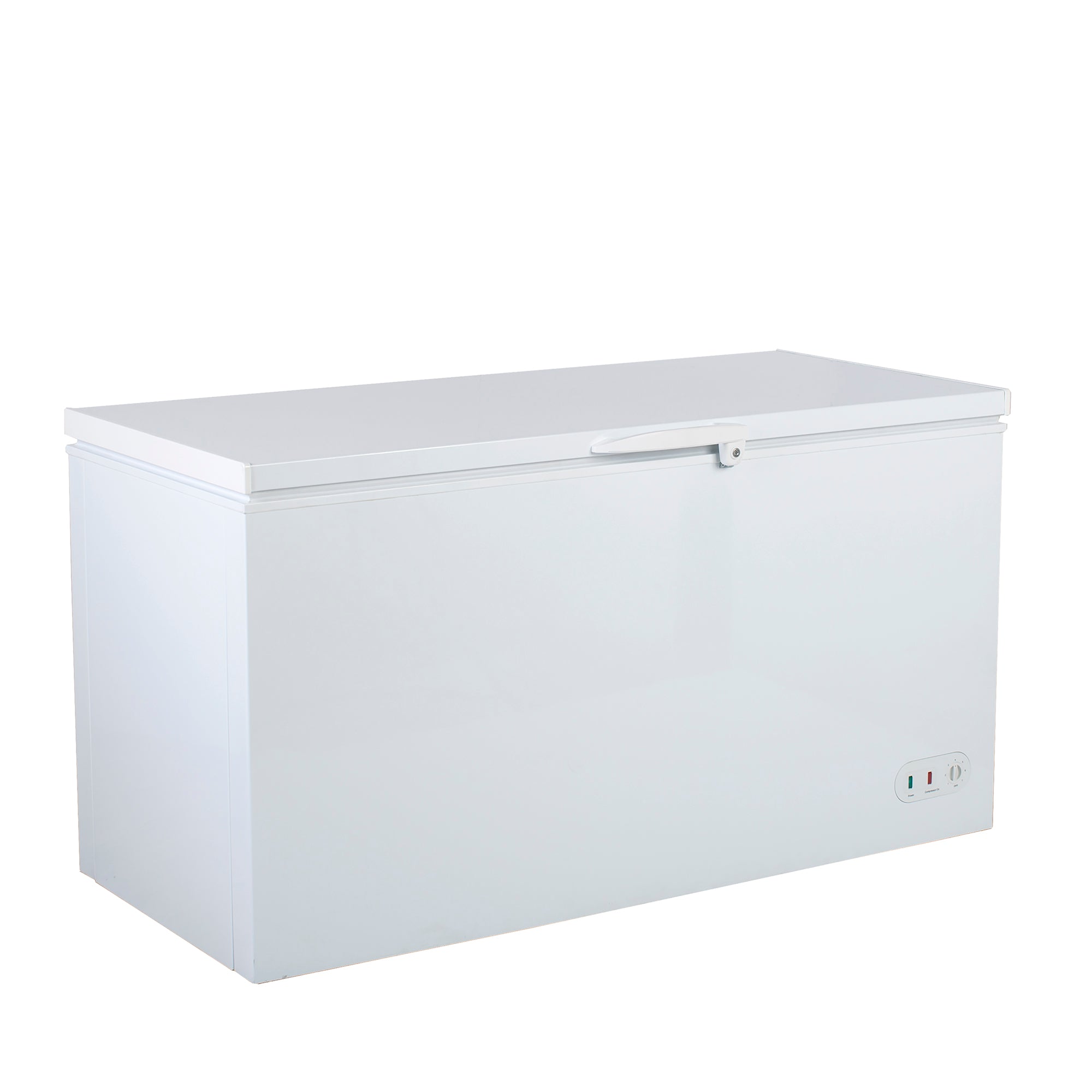 Maxx Cold - MXSH15.9SHC Chest Freezer with Solid Top, 60.2"W, 15.9 cu. ft. Storage Capacity, Locking Lid, Garage Ready, in White