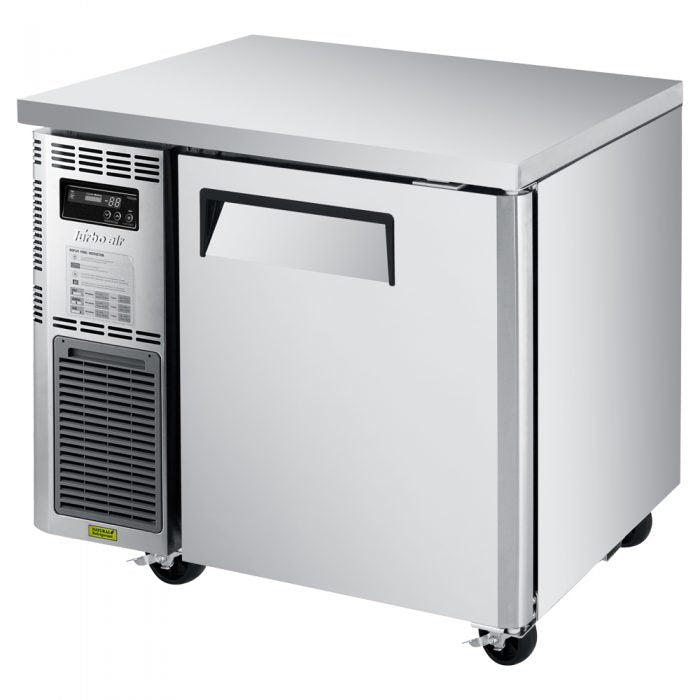 Turbo Air - JUF-36S-N, 1 Solid Door Undercounter Freezer, Side Mount - Narrow