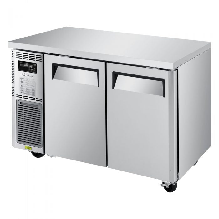 Turbo Air - JUF-48S-N, 2 Solid Doors Undercounter Freezer, Side Mount - Narrow