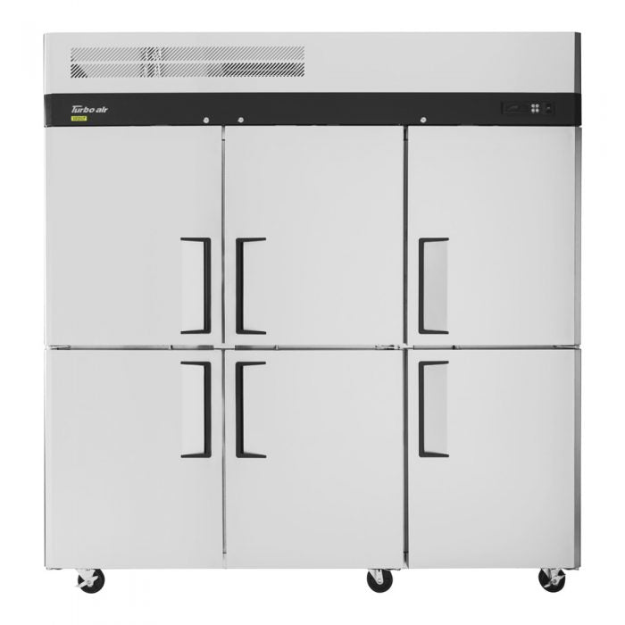 Turbo Air - M3R72-6-N, Commercial 77" Reach-In Refrigerator M3 Series  65.6 cu.ft.3 Section