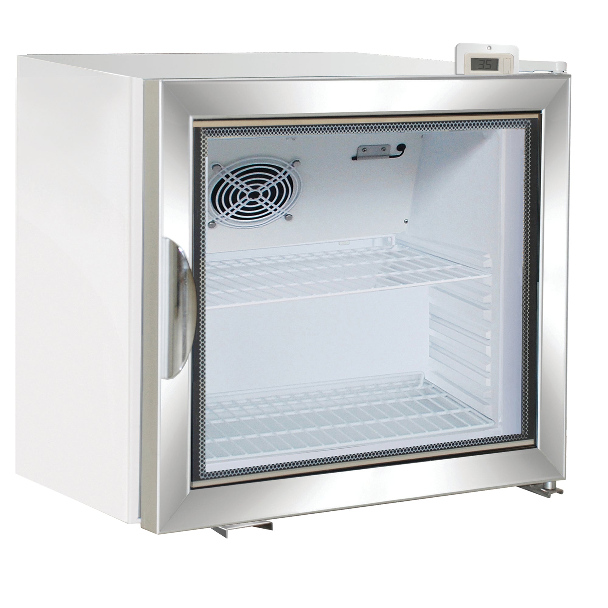 Maxx Cold - MXM1-2RHC Merchandiser Refrigerator, Countertop, 22.4"W, 2.1 cu. ft. Storage Capacity, in White