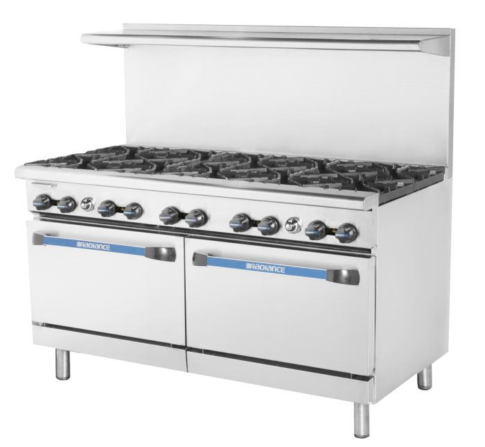 Gk & Radiance - TAR-10 , 60" Wide, 10 Open Burners, 2 Standard Ovens