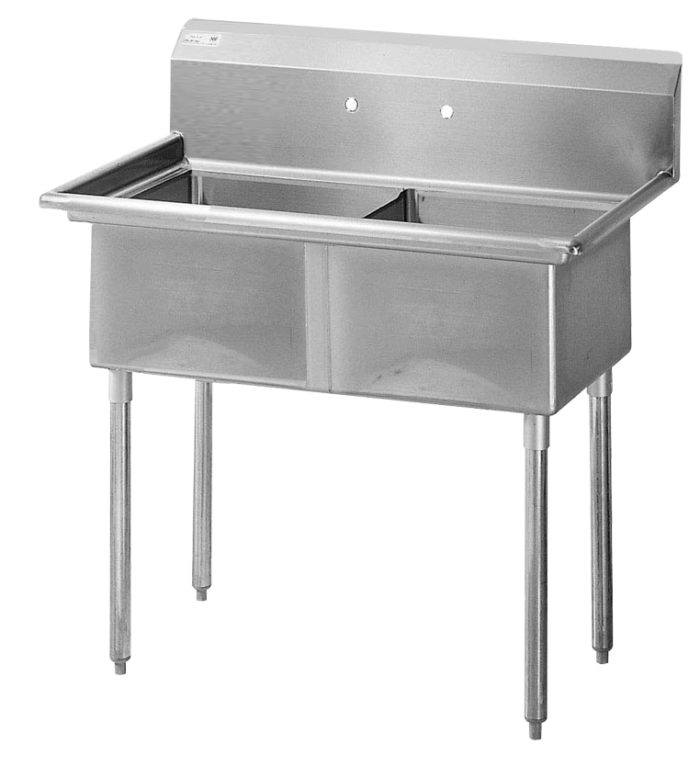 Green World  - TSA-2-N  2 Tub Sink