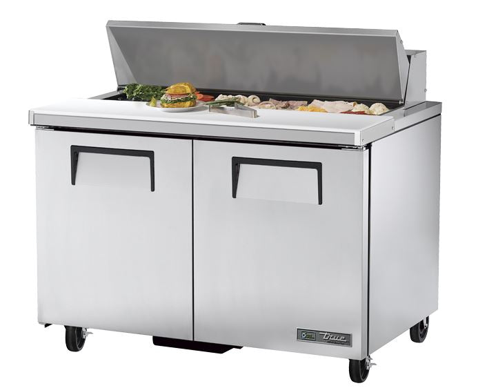 True TSSU-48-12-HC, Commercial 48" Sandwich/Salad Prep Table w/ Refrigerated Base