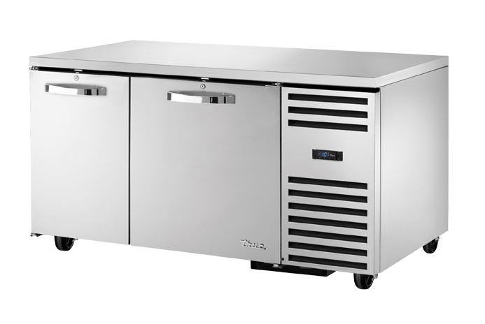 True TUC-60-32F-HC~SPEC3 60" W Undercounter Freezer w/ (2) Sections & (2) Doors, 115v